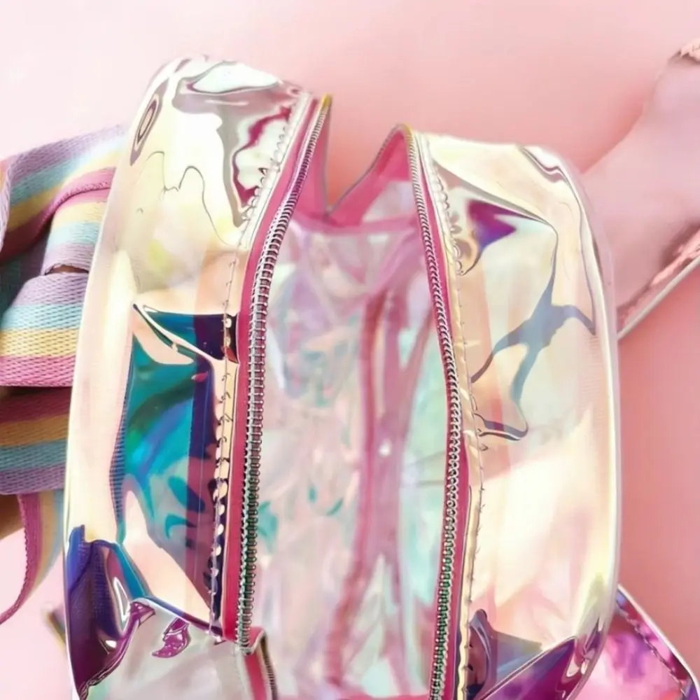 New Laser Butterfly Design Girls Backpack Cute Fashion Kids Backpack Lightweight Large Capacity Kindergarten Backpack 2