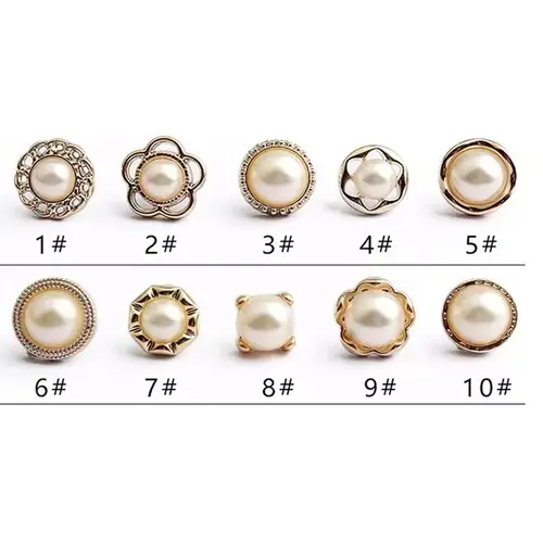 10pcs/Fashion Brooch SetPrevent Accidental Exposure Buttons Brooch Badge Cufflinks Button Detachable Buttons Sewing Accessories - Image 9