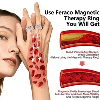 Women's Lymphatic Drainage Ring Fashion Multi-Line Dot Women's Ring Weight Loss Slimming Crystal Health Care Ring Jewelry - Image 3