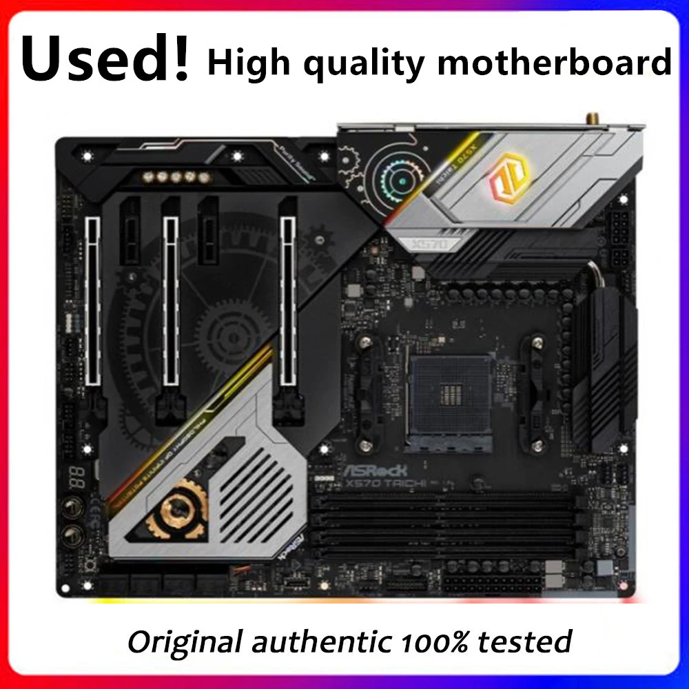 Per Presa Scheda Madre Asrock X570 Taichi Am4 Ddr4 Per Scheda Madre Usata Desktop Originale Amd X570