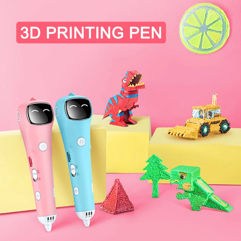Wireless 3D Printing Pen for Children Low Temperature 3D Drawing Pen With  PCL Filament Toys for Kids Gift DIY Drawing Doodle Pen