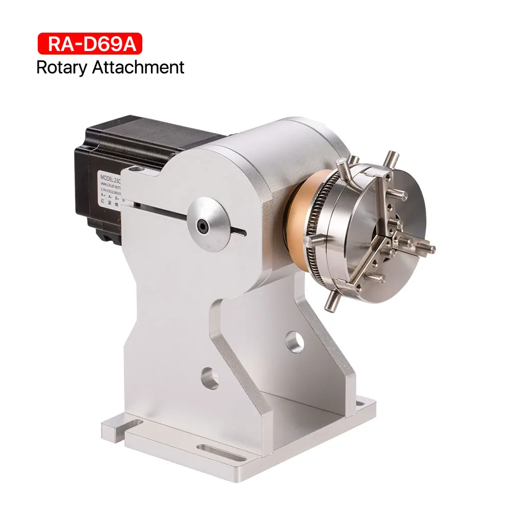 Cloudray Three Chuck Rotary Worktable Rotary Device Diameter 69/80mm Fixture Gripper for Co2 & Fiber Marking Machine Extra Axis wood cnc machine Woodworking Machinery