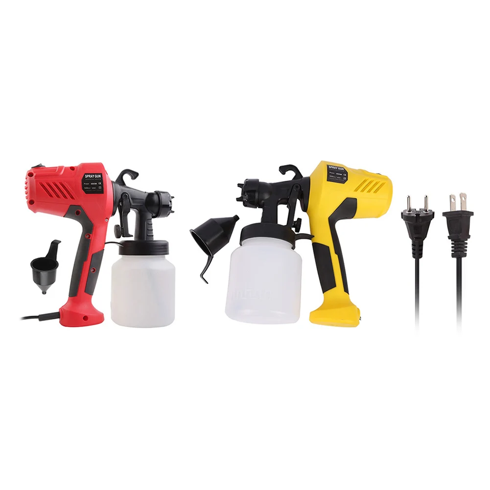 

400W 22000RPM Portable Electric Plastic Paint Spray Gun Adjustable Detachable Home Wall Airbrush Latex Paint Spraying Machine