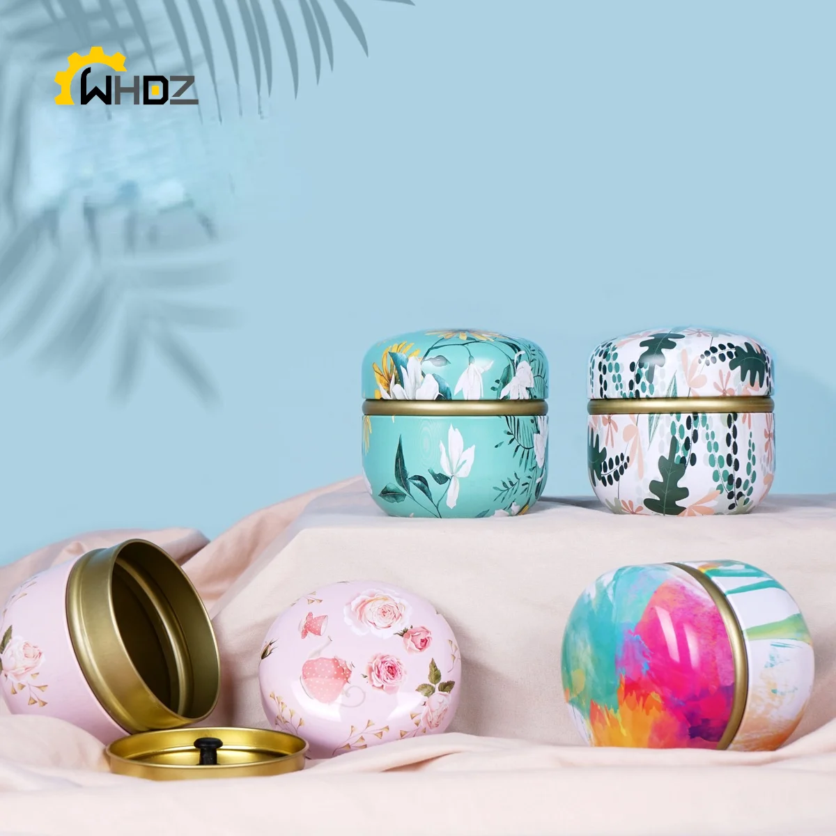 

Tea Tin Box General Tinplate Household Sealed Tea Packaging Box Carrying Small Tin Cans for Japanese Scented Tea