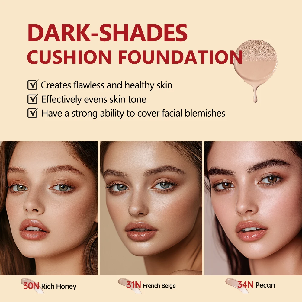 BB Cream Air Cushion Foundation 18g Waterproof Makeup Concealer