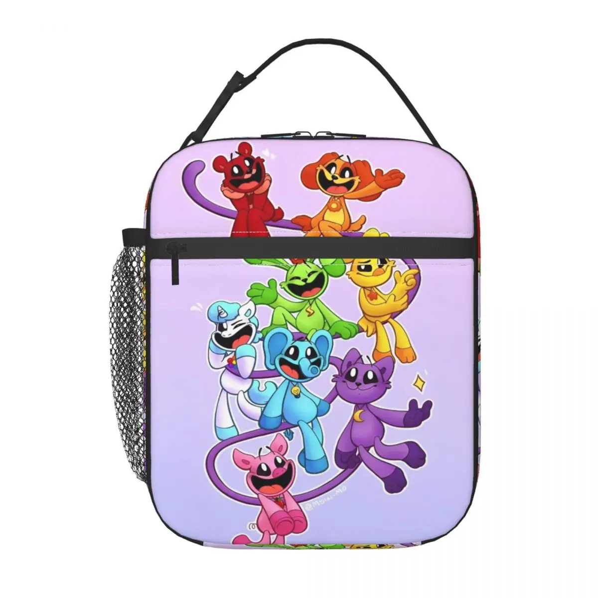 CatNap Smiling Critters Merch Insulated Lunch Bags For Office Cute Kawaii Food Box Portable Cooler Thermal Lunch Boxes