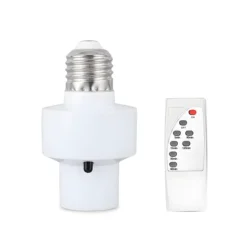 Smart LED Lampholder with Infrared Remote & Color Changing Timer (IR E27 lamp holder)