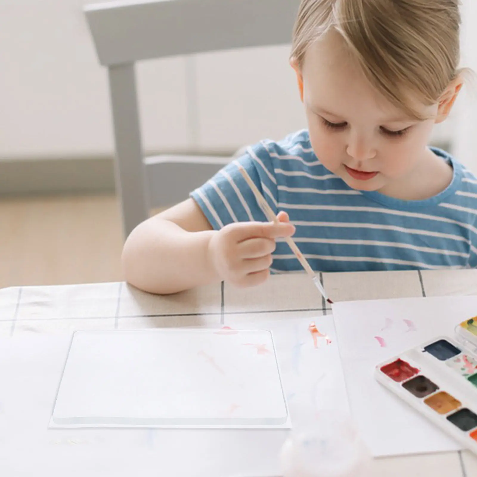 키즈 젤 프린팅 플레이트 재사용 가능 10mm 소프트 젤라틴 아트 플레이트, 프린트메이킹, 드로잉, 전사, 공예, 가족 활동, 안전한 사용