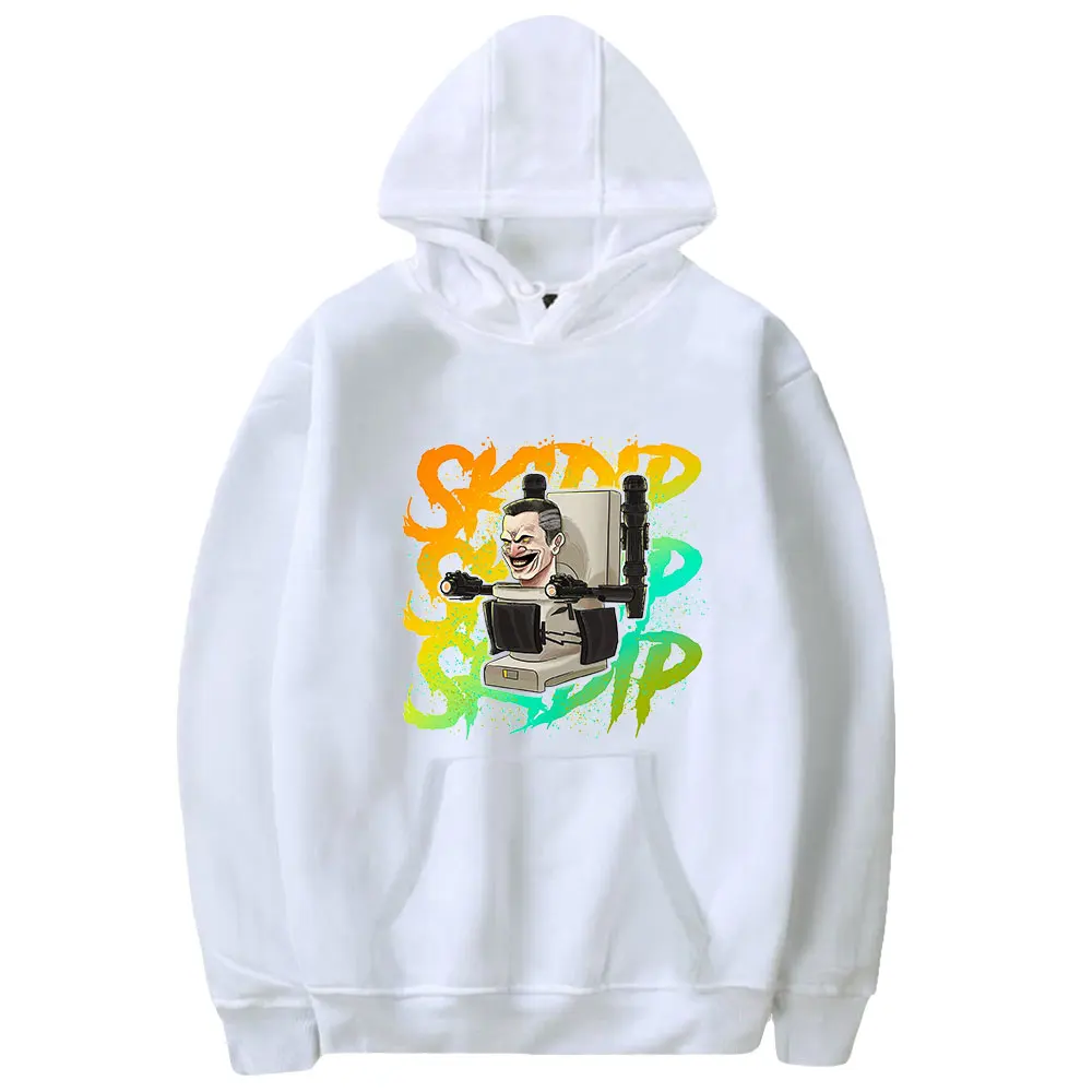 Skibidi Toilet Hoodie Women Men Hooded Sweatshirt Streetwear Oversized Long Sleeve Fashion Harajuku Pullovers Clothes for Teens