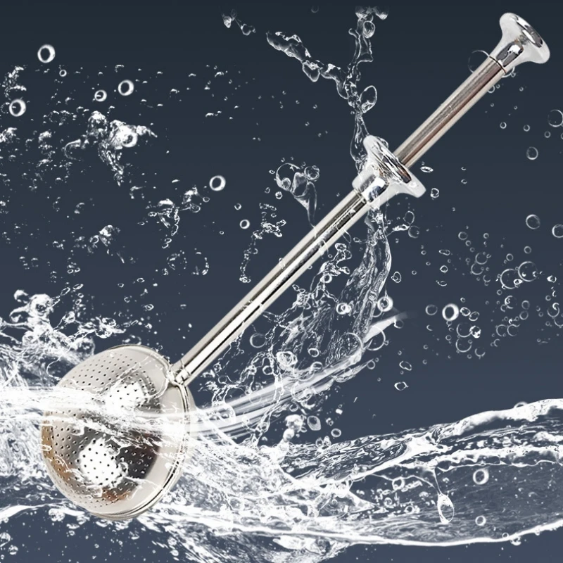 Spice Tea Tool Accessories Reusable Tea Strainer Ball Metal Bag Stainless Steel Teapot Adjustable Infuser Filter tea infuser tea strainer tea filter