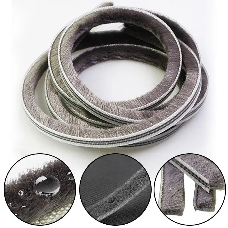 Description Picture 2 of item1*Seal Strip(10m) Sliding Door Casement Draught Excluder Brush Pile Seal Strip Weatherstrip 5mm*8mm High Quality