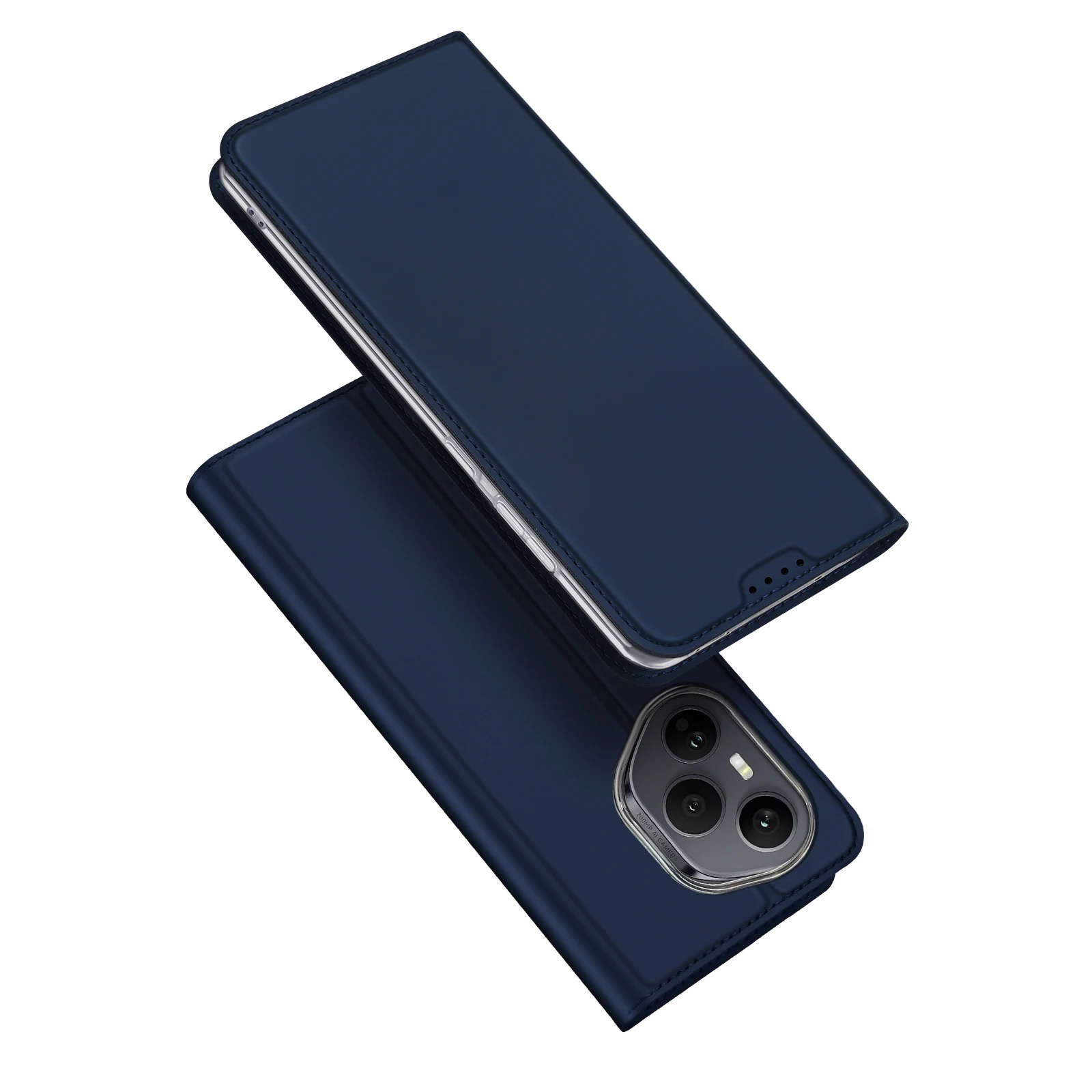 Luxury PU Leather Flip Wallet Case with Card Slots and Protective Cover