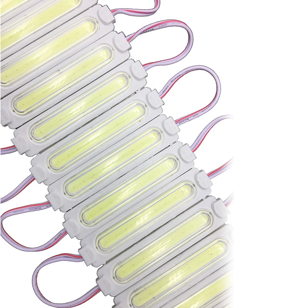DC12V 24V 3W COB LED Module Storefront Window Injection IP67 Waterproof Light for Advertising Box Car 20pcs led modules led module