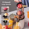 200W Electric Slow Juicer Automatic Large Caliber Original Juicer Orange Celery Juicer Residue Juice Separation Fruit Juicer 2L 2