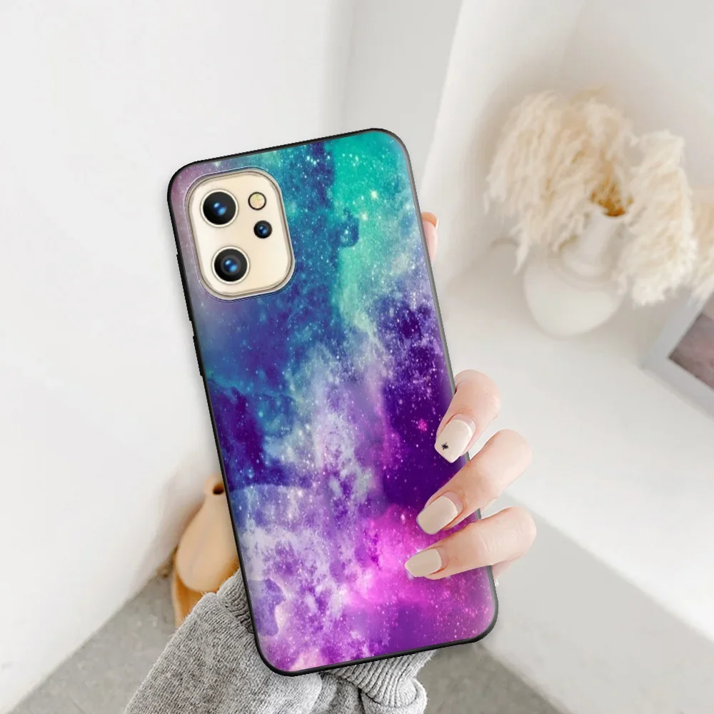 HHUAN Cover per Umidigi A13 Pro (6.70) con 2 Pezzi Pellicola Protettiva in Vetro temperato, Custodia Protettiva in TPU in Silicone Ultra Morbido Clear Antiurto per Umidigi A13 Pro - WM113