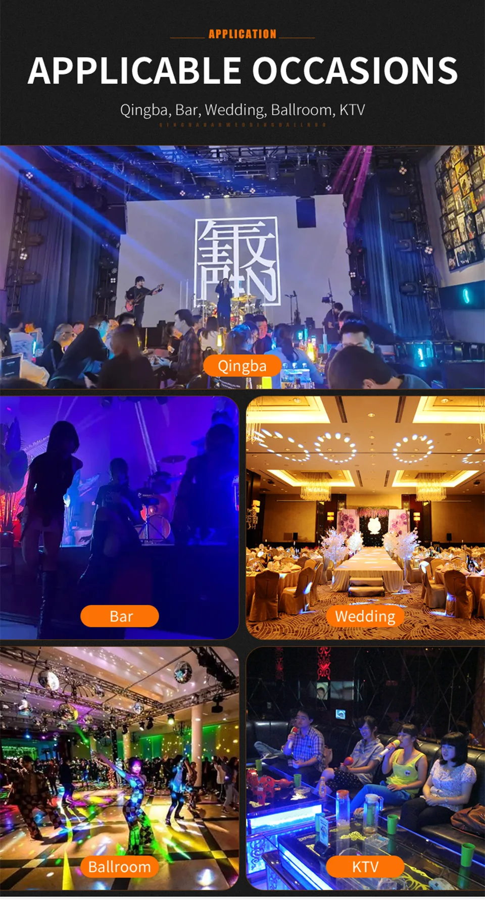RGB Stage Laser Light DJ Disco Party Laser Effect for Night Club KTV Wedding Par