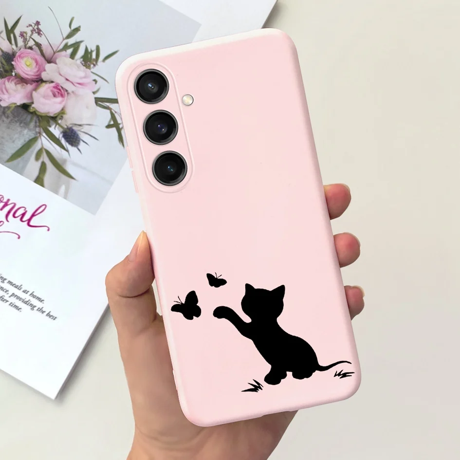 Cute Love Heart Butterfly Silicone Soft Case Cover for Samsung Galaxy - Protective Bumper Design