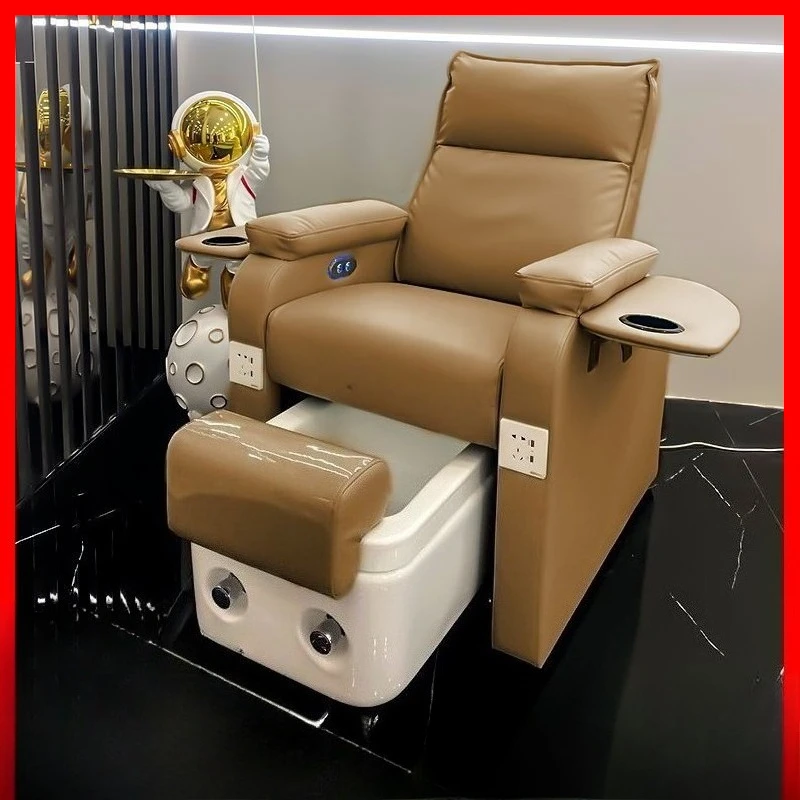 Electric Massage Sofa High End Ceramic Foot Bath Free Shipping Multifunction Smart Pedicure Manicure Hair Care Beauty Chair