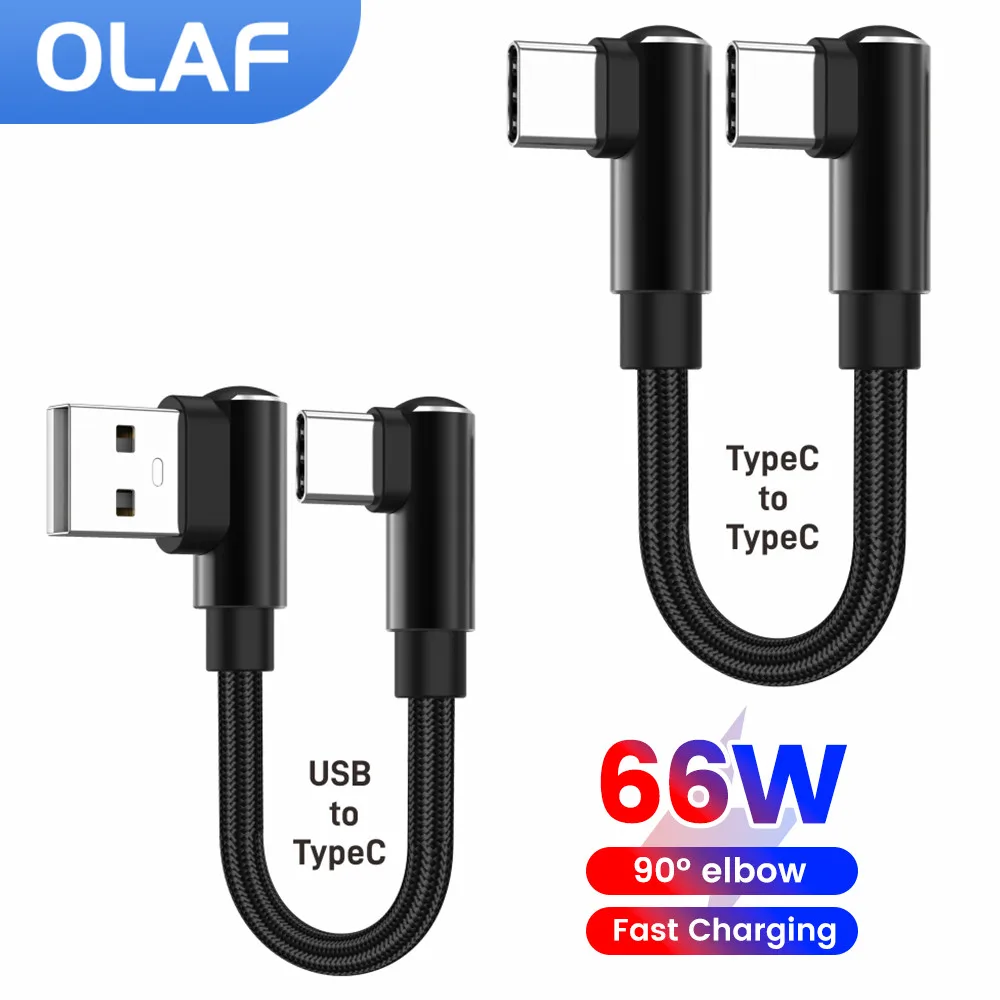 66W 90 Degree Elbow USB Type C to Type C Cable 0.25M /0.5M Fast Charging Data Power Bank Cable For iPhone 15 16 Xiaomi Samsung BEST SELLERS 66W 90 Degree Elbow USB Type C to Type C Cable 0.25M /0.5M Fast Charging Data Power Bank Cable For iPhone 15 16 Xiaomi Samsung BEST SELLERS