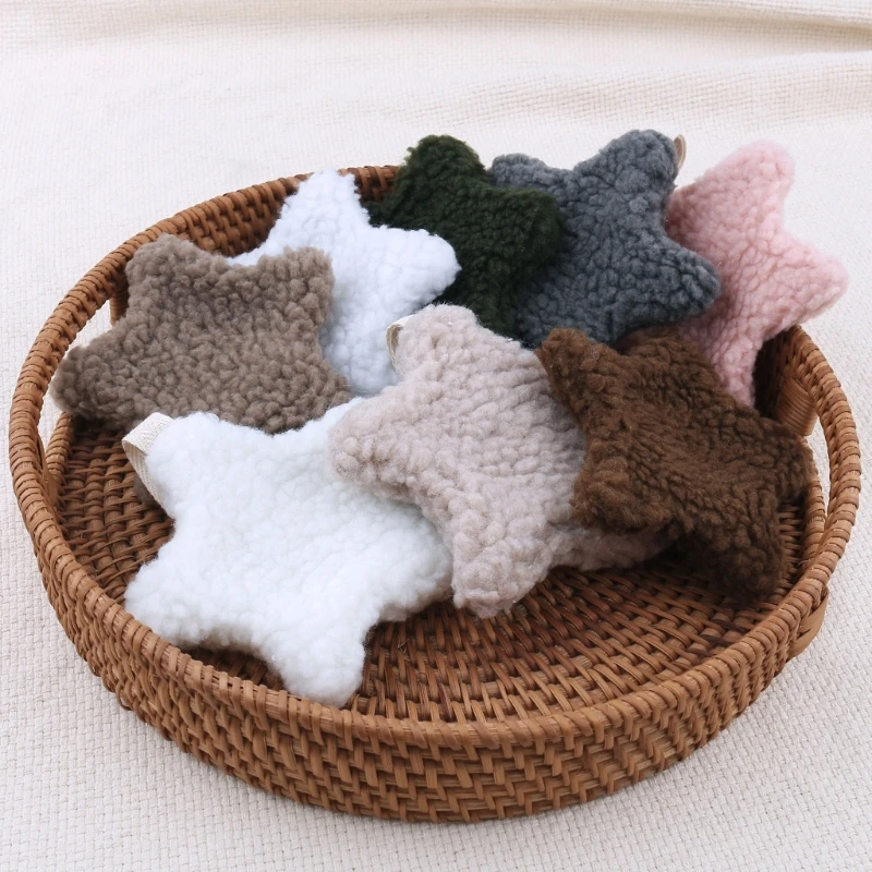 

Pacifier Clip Plush Pendant Pacifier Holder Star Ornament Stroller Hanging-Decorations Infant Pacifier Accessories
