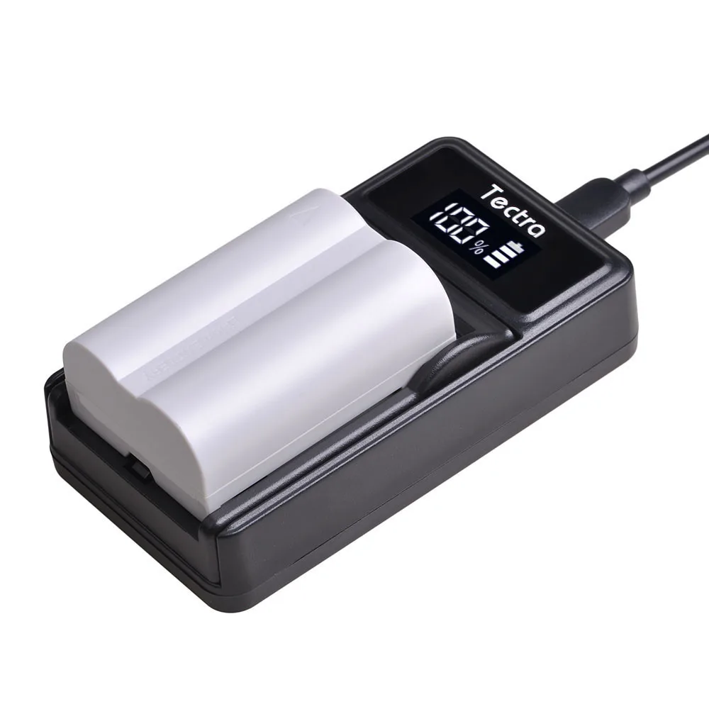 BLM-5, PS-BLM5 Batteries + LED USB Charger for Olympus C-8080, C-7070, C-5060, E1, E3, E5, E300, E330, E500, E510, E520