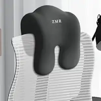 Napping Pillow Cervical Pillow Memory Foam Removable Back Cushion Multi use for Office Chair Travel Relaxing Working Sleeping