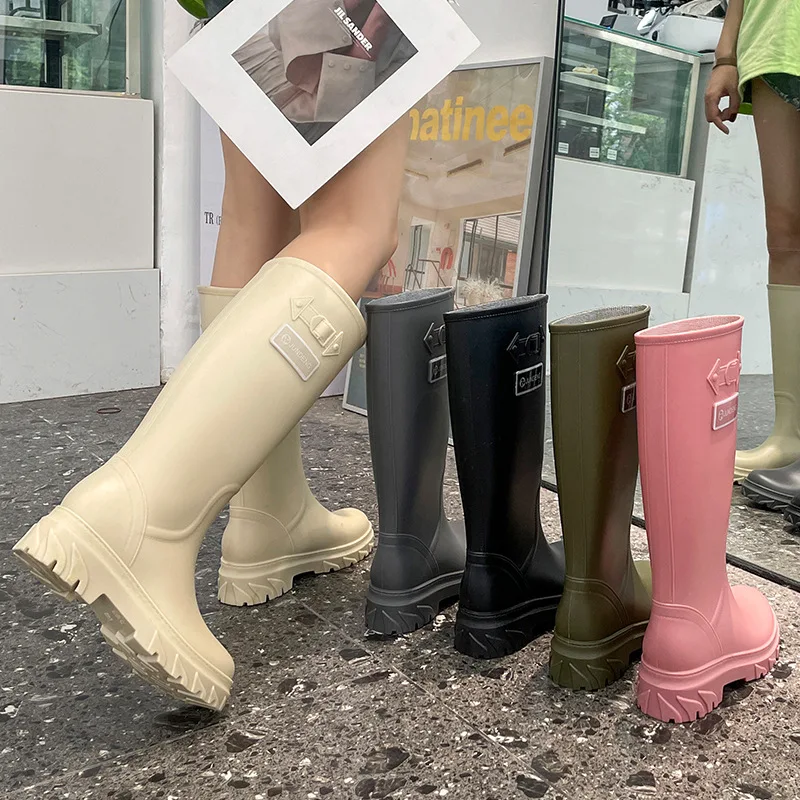 JY Shoes - Flat Mid-Calf Boots