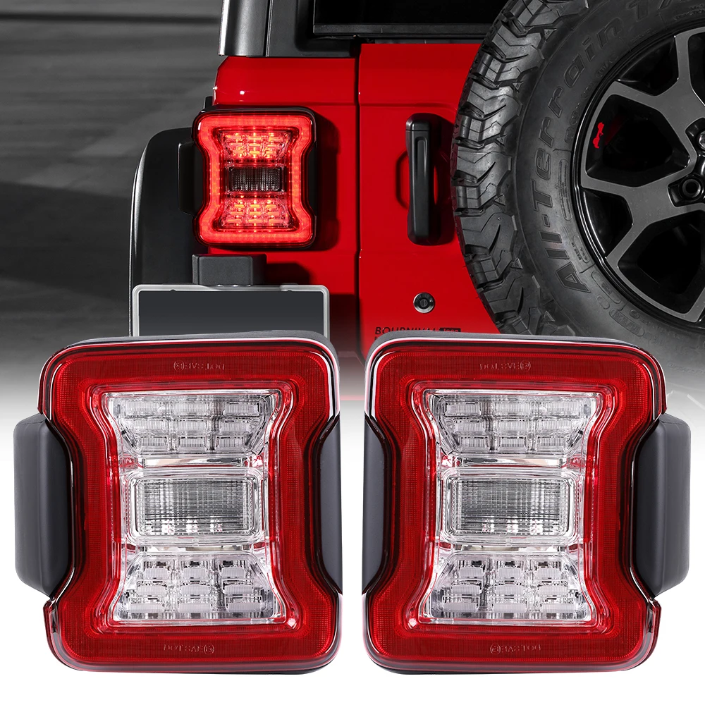

Задний светодиодный фонарь для Jeep Wrangler JL, светодиодсветильник лампы s, автомобильные аксессуары, светодиодный задний фонарь для грузовика 24 В, задний фонарь, фонарь заднего хода и поворота, ходовой фонарь