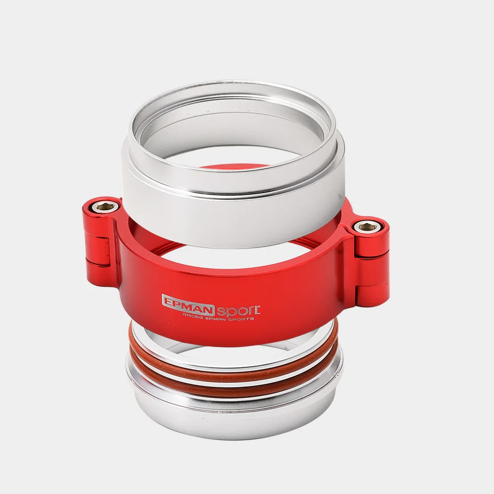 EPMAN HD Exhaust V-band Clamp Flange System Assembly Anodized Clamp For 3.5 4.0 OD Turbo Dump Pipe