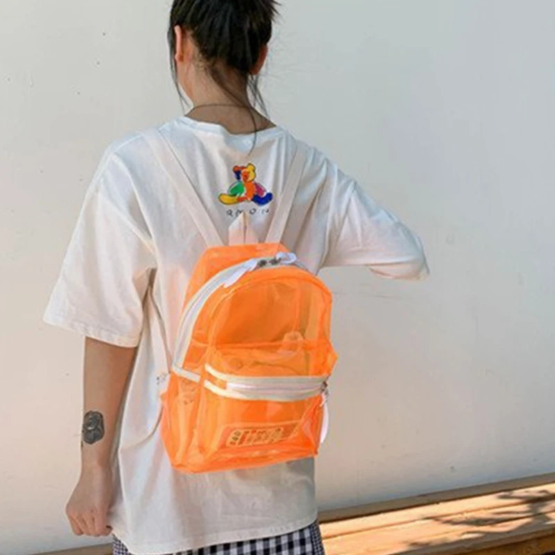 Women Backpacks Transparent Backpacks Waterproof Backpacks for Travel