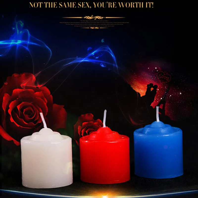 Dichen Card? Slave Sexy Couple Sex Toy Alternative Sex Product Training Props Teasing Wax Drip Low Temperature Candles