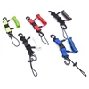 YD61 Scubas Diving Coiled Lanyard Quick Release Clip Heavy Duty Antilost Underwater Spring Coiled Camera Strap for Dive Light 5