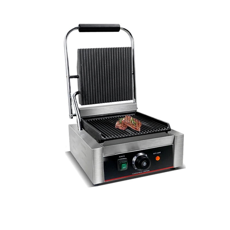 

Электрический Гриль Griddle Panini Press, аппарат для приготовления сэндвичей, гриль для итальянского стейка, ручная хлебопечка