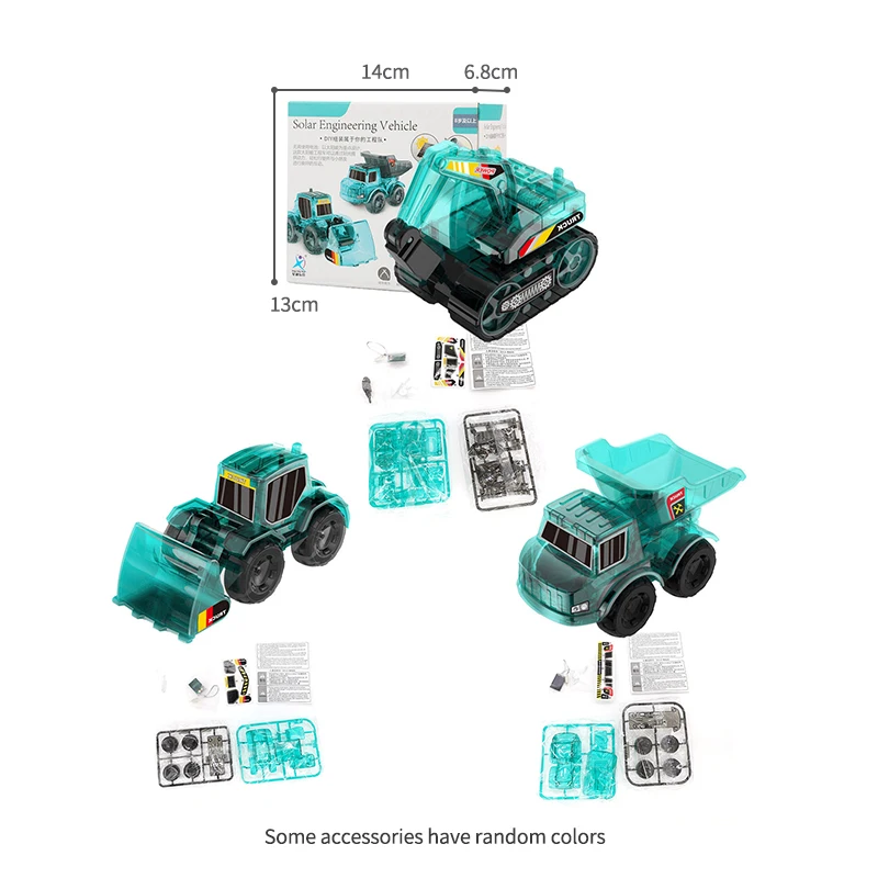 DIY Solar Snail Assembly Smart Robot Engineer Toys Technology Kits Educational Toys Puzzle For Kids Birthday Gifts Science