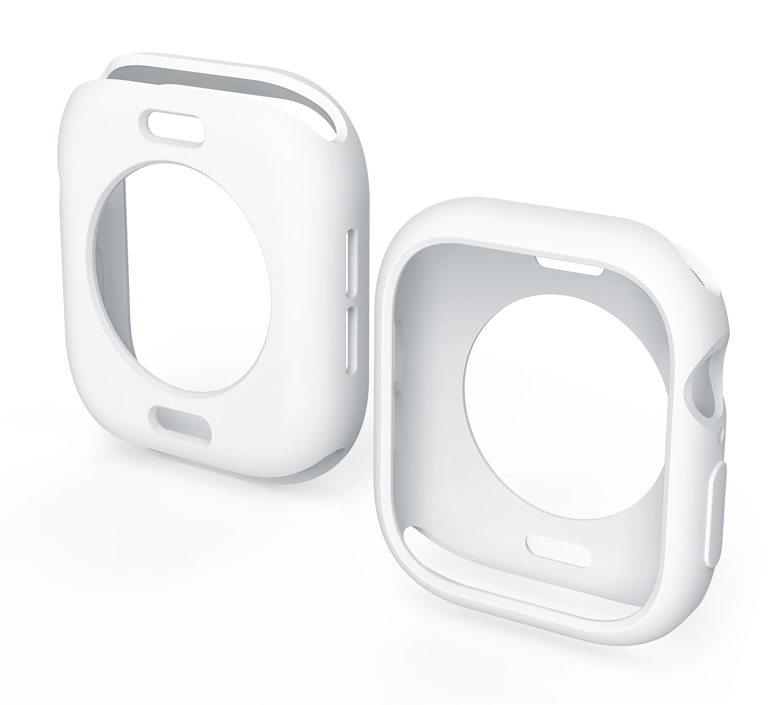 Premium Soft Silicone Protective Case for Smartwatch - Lightweight Cover Shell, Various Sizes