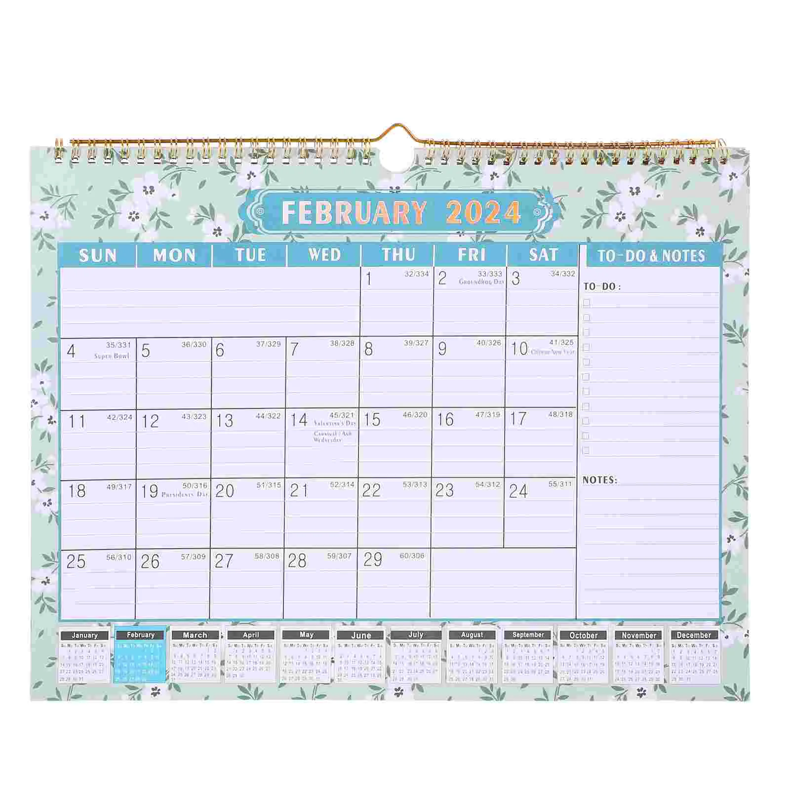 Household Planning Hanging Calendar Daily Monthly Wall Calendar Office Wall Calendar