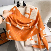 New Luxury Winter Scarf Cashmere Long Fringe Scarves High Quality Women Thicken Wrap Shawl Ladies Pashmina Warm Scarf