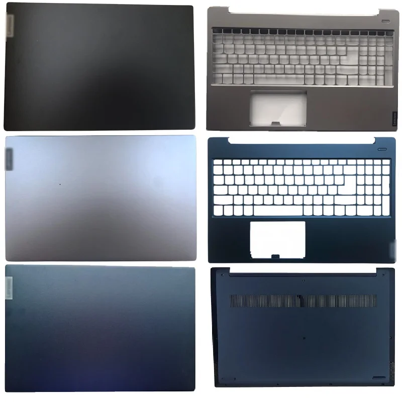 

Новый ноутбук для Lenovo, задняя крышка для ноутбука, передняя панель, Упор для рук, нижняя крышка, синий, серебристый цвет