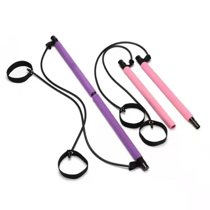 

Pilates Stick Multi functional Fitness Stick Pilates Equipment Yoga Home Elastic Training Pulling Force Rope