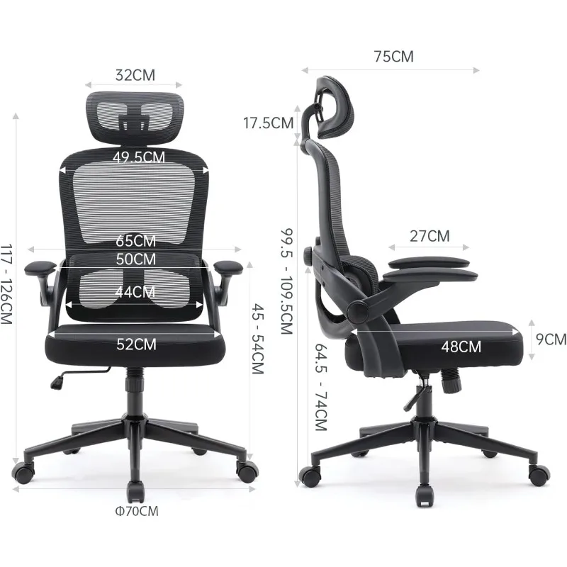 SIHOO M102C オフィスチェア 椅子 デスクチェア 人間 【独立式ランバー