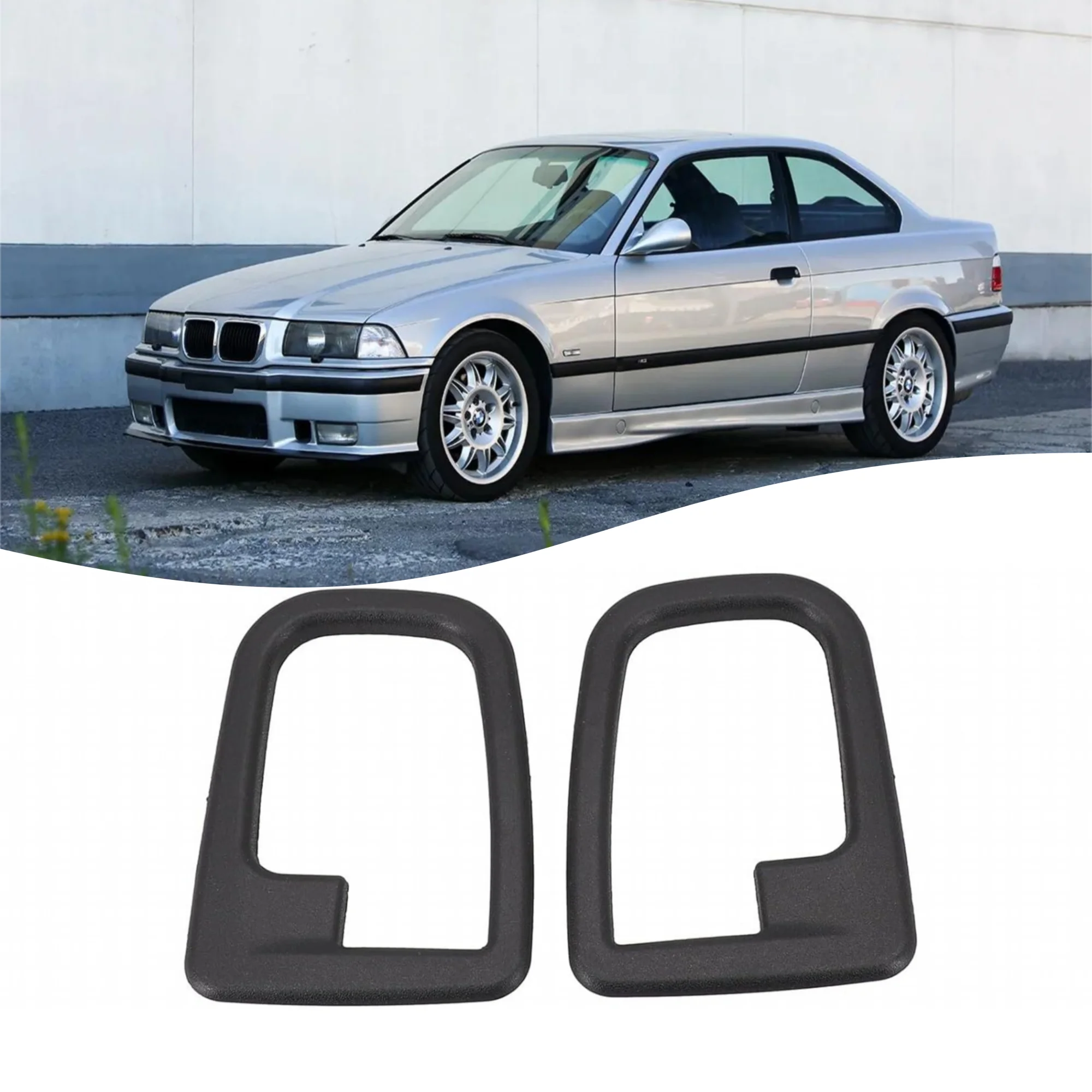 Car Interior Door Handle Covers Trim for BMW E36 92-99 Z3 96-02