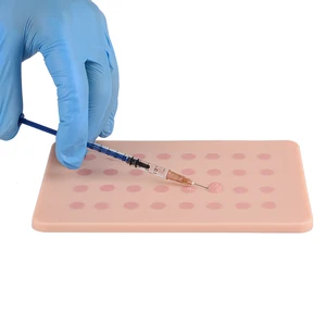 32 Points Practical Venipuncture Injection Silicone Training Pad Human Skin Suture Model Imitation Skin