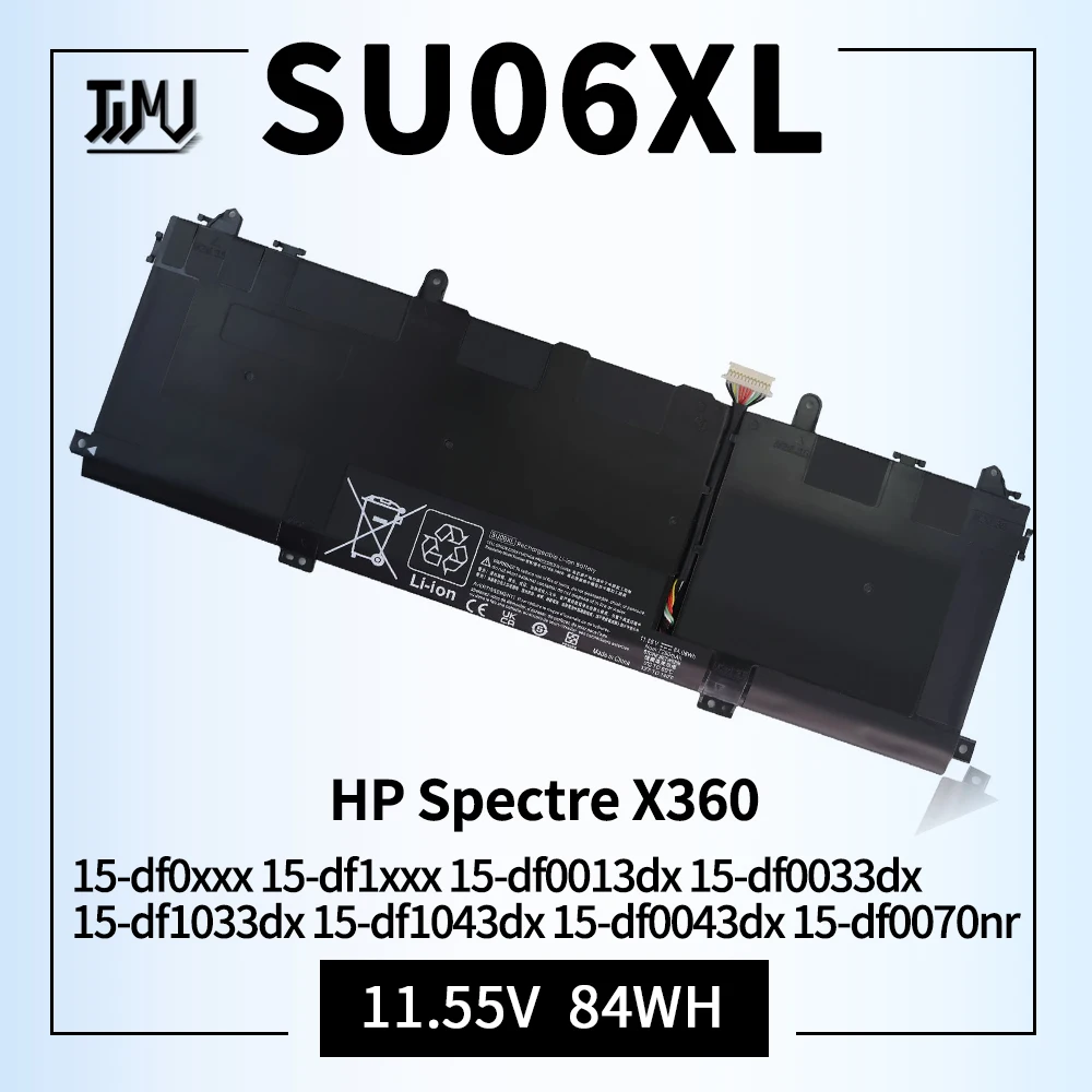 

SU06XL L29184-005 Battery for HP Spectre X360 15-df0xxx 15-df1xxx 15-df0013dx 15-df0033dx 15-df1033dx L29048-271 HSTNN-DB8W