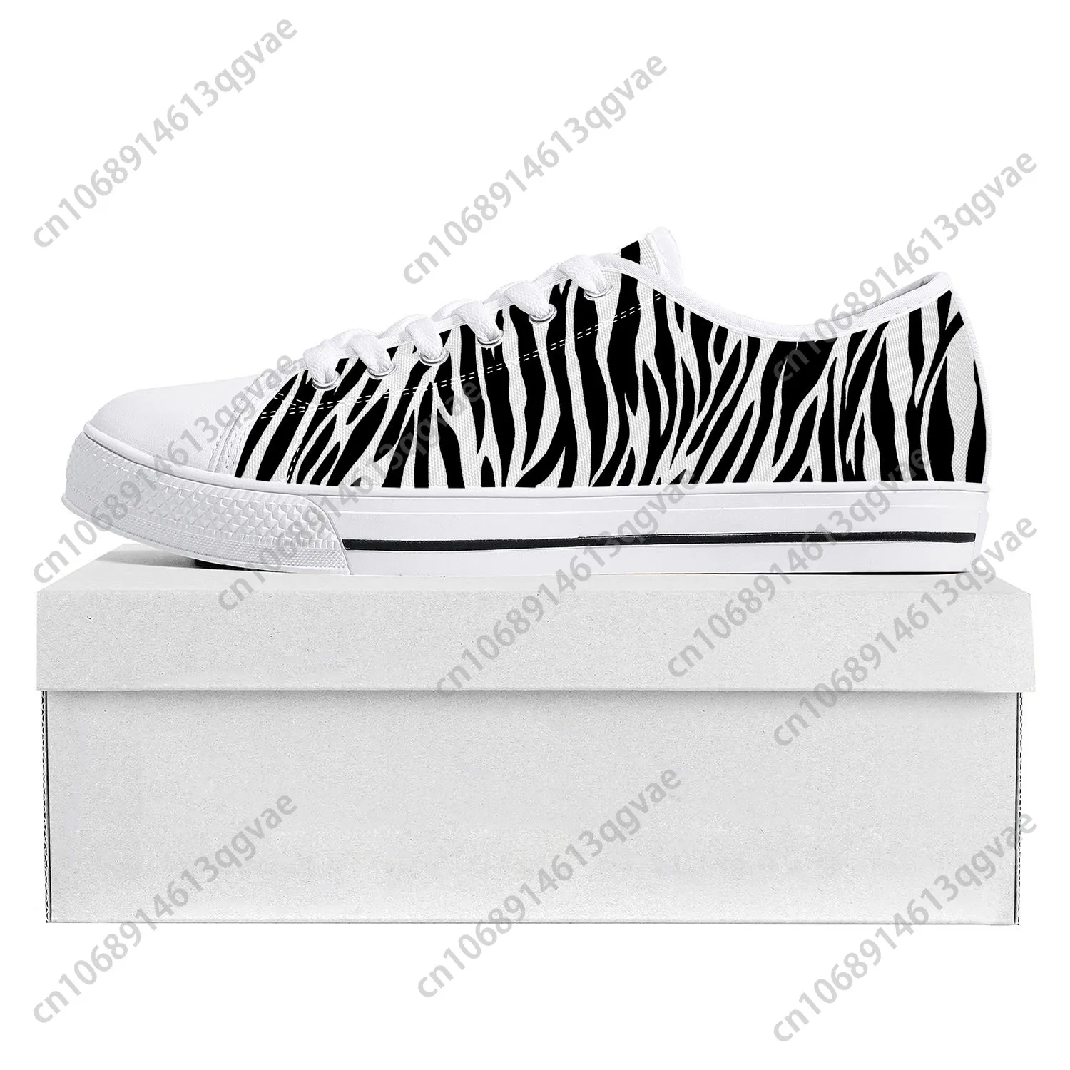 

Zebra Print 3D Fashion Low Top High Quality Sneakers Mens Womens Teenager Canvas Sneaker Tide Printed Causal Couple Custom Shoe