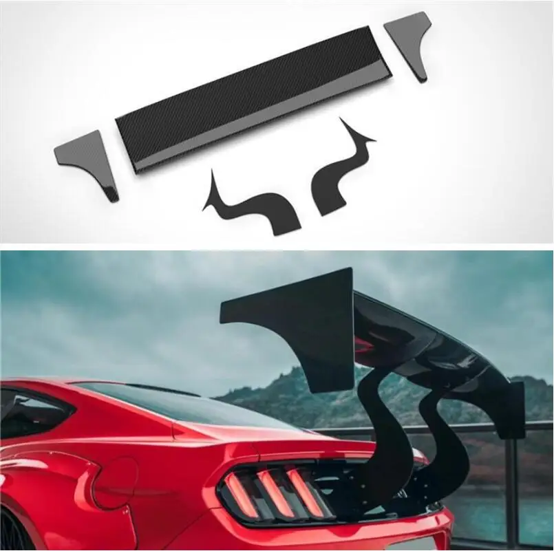 

Spoiler For Ford Mustang 2015 2016 2017 2018 2019 2020 2021 Wing Lip Tail Trunk Spoilers Carbon Fiber ROBOT BIG GT STYLE