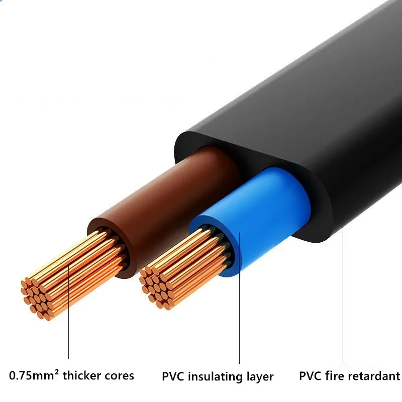 Universal IEC320 C7 AC Power Extension Cord - 2 Pin