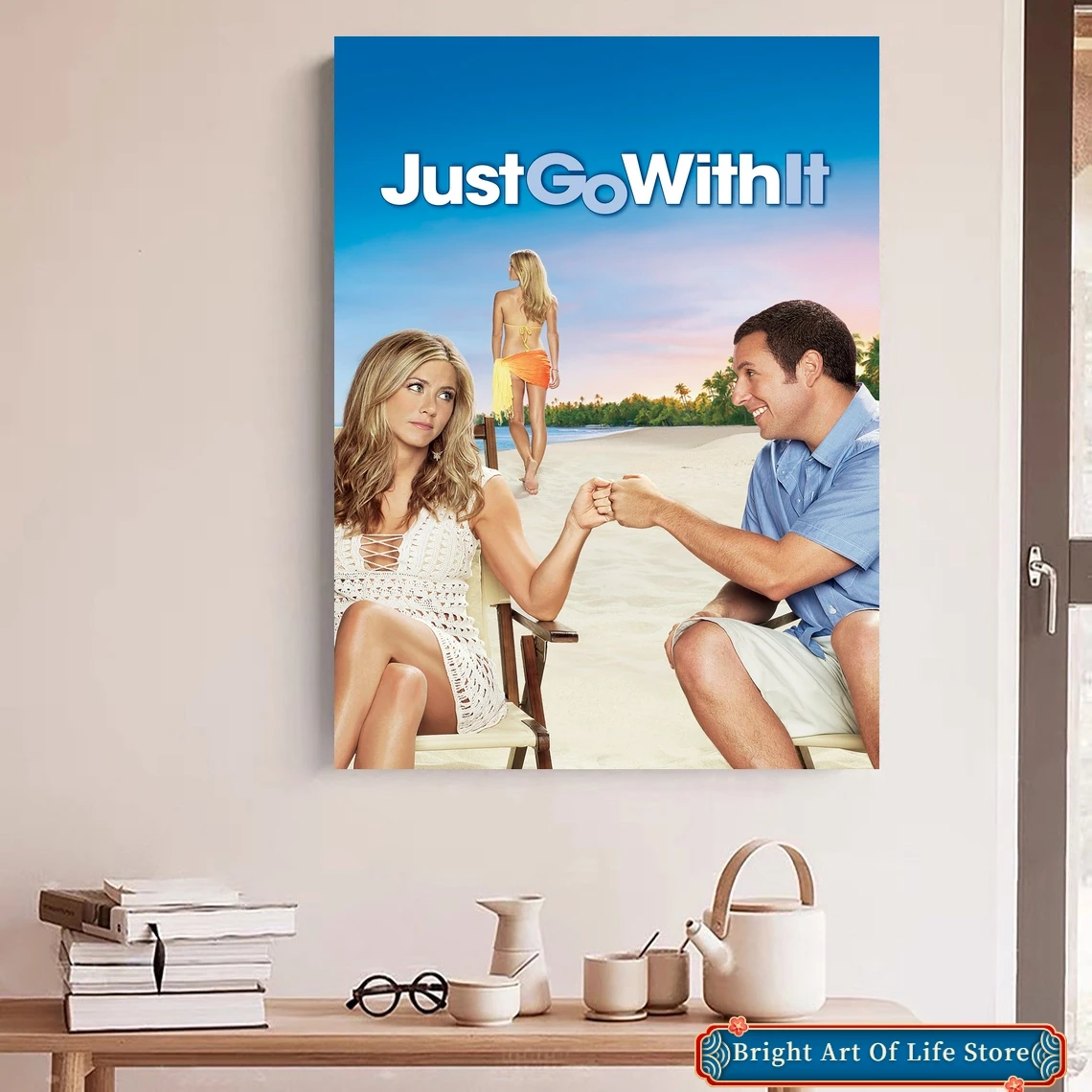 

Just Say Yes (2021) Movie Poster Star Actor Art Cover Canvas Print Decorative Painting (No Frame)