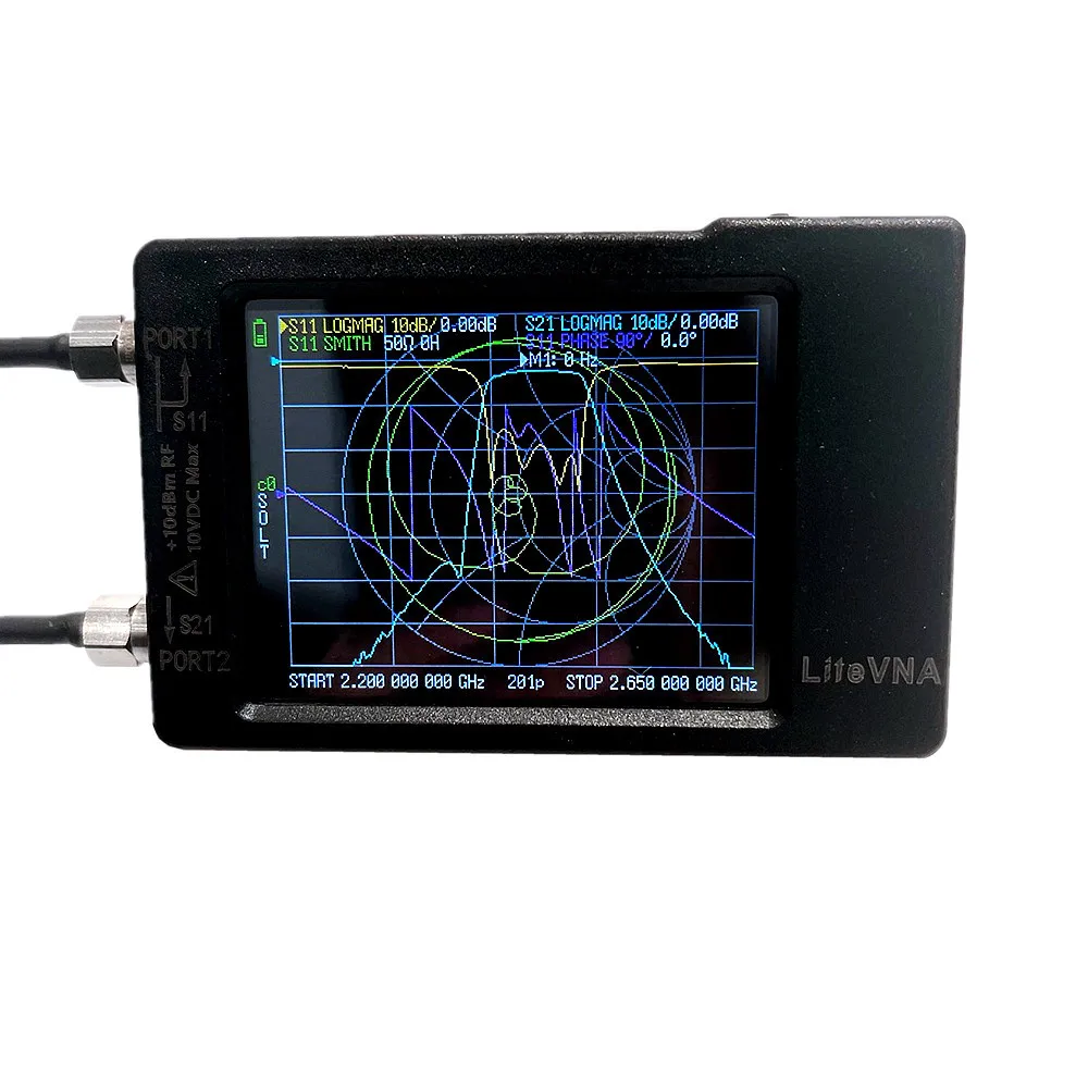 NEW 4 Inch LiteVNA 6GHz Vector Network Analyzer 50KHz~6.3GHz Antenna Analyzer 4&rdquo; TFT LCD Shortwave MF HF VHF 0.3.1 Version VNA