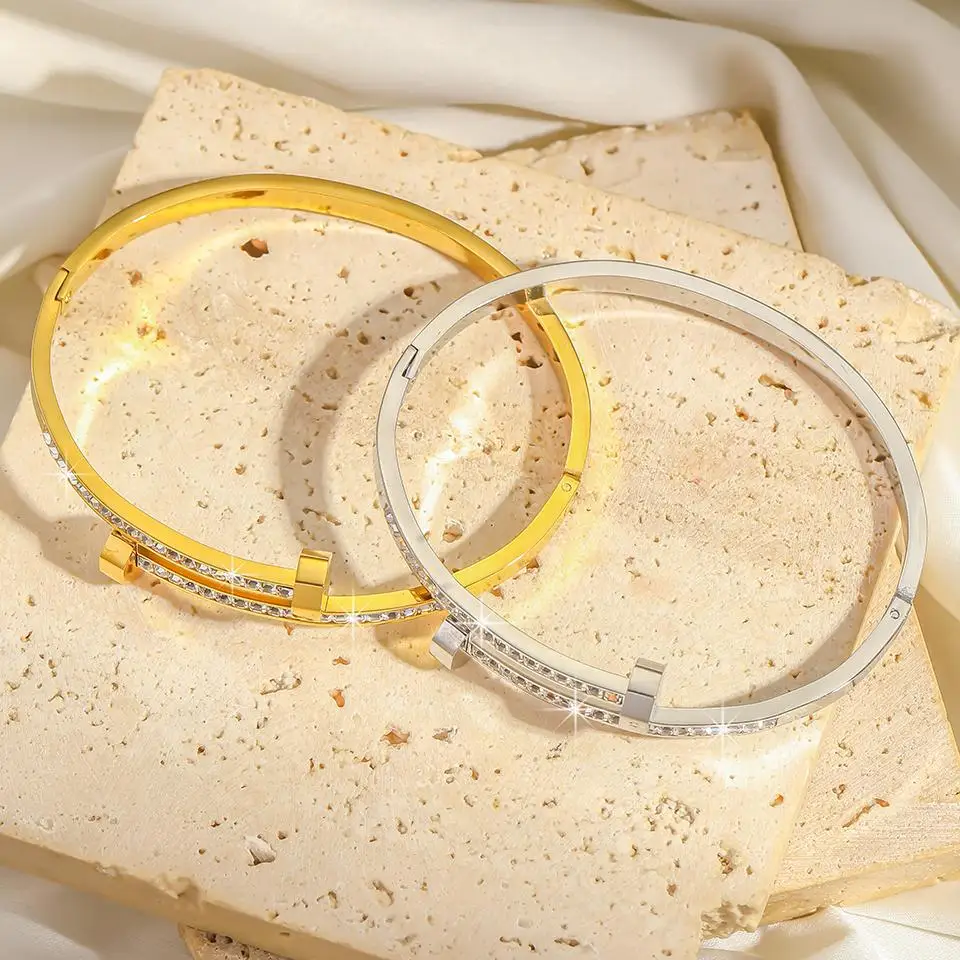 316 Nail Light Titanium Steel Women's Non-fading Bangle Bracelet Multi Functional Jewelry