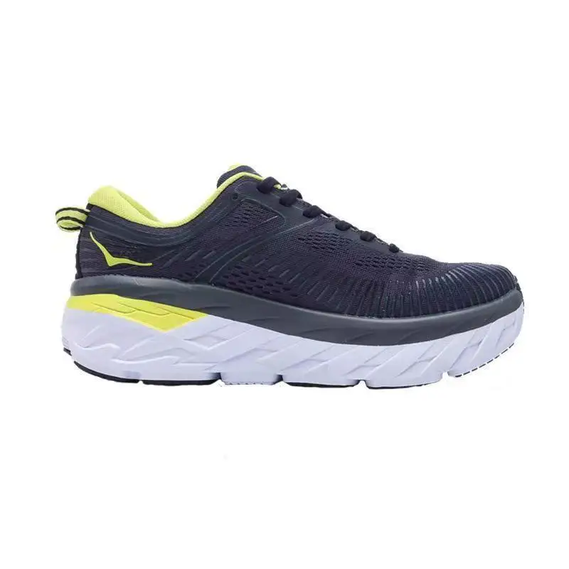 S28e600a698cf4be184195828b9c5baf91 Men`s off-road BONDI 7 Thick sole shockproof breathable anti-slip Marathon running shoes mens road walking jogging shoes